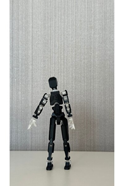moifugyia Lucky 13 Aksiyon Figürü Robot Oyuncak 13 cm Siyah Şeffaf