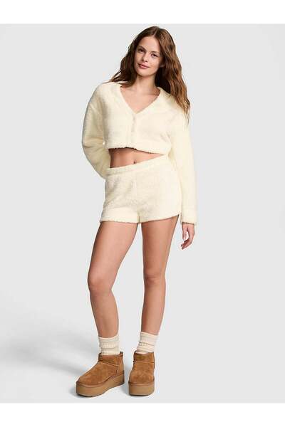 PINK Co-ZZZy Peluş Şort Pijama