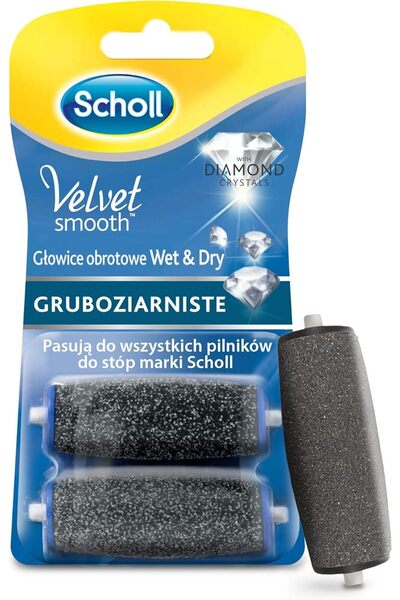 Scholl Velvet Smooth Çok Sert Deriler Için 2'li Yedek Başlık