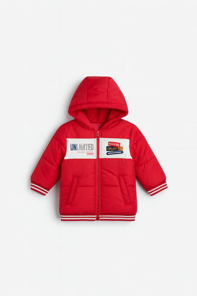 ESİLA KİDS Children's Coat Hooded Coat Zippered Coat 5-8 Years Old