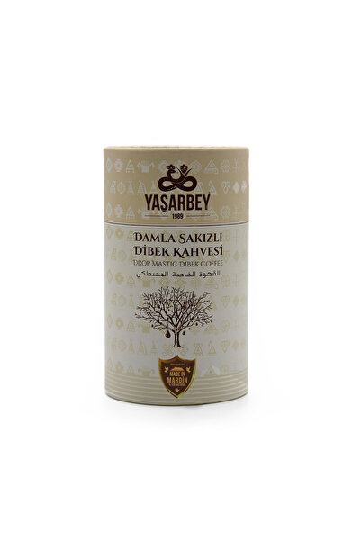 Yaşarbey MARDİN KLASİK DAMLA SAKIZLI DİBEK KAHVESİ 400 GR-(HEDİYELİK KUTU)