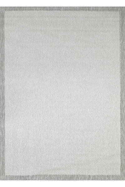 Pollini Halı Kolay Temizlenen Yıkanabilir Bordürlü Balık Sırtı Sisal Halı SL-8