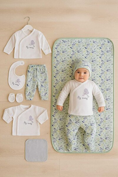 MİLAYS LİFE HOME COLLECTİON ملابس أطفال حديثي الولادة من هيلو بيبي، 10 قطع، م...