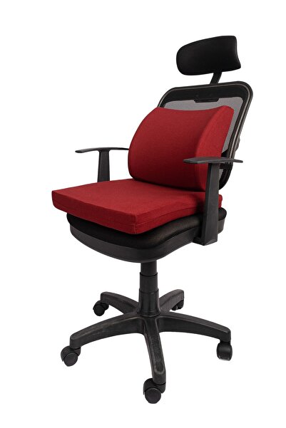 Viscomina Bel Minderi,Oturma Minderi 2'li Set Ortopedik Oturma Seti