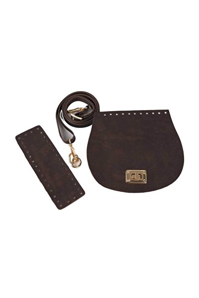 Ritzz مجموعة أغطية حقائب من الجلد الصناعي عالي الجودة - لون بني غامق - جهاز ذهبي