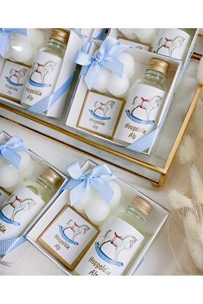 3DLuxeDekor Çikolata Mum Kolonya Hediyelik 10 Adet (BEBEK, SÖZ, NİŞAN, KINA, DÜĞÜN, MEVLİD)