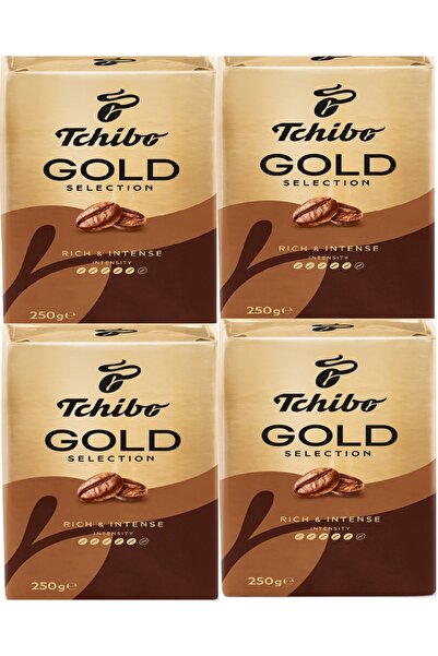 Tchibo Mp Hb x 4 Adet Tchibo Gold Selection Öğütülmüş Filtre Kahve 250GR
