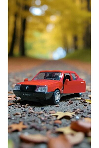 Nostaljik Lezzetler Nostaljik Metal Çek Bırak Kırmızı Tofaş Şahin Araba Kapıl...