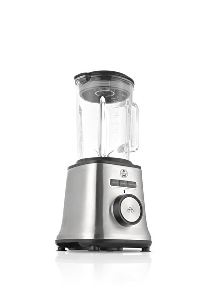 ALSAIF Electric Blender With 3 Pre-programmed Settings, Ice Crush, Smoothie, Auto Clean, 1.8l, 1500w Silver