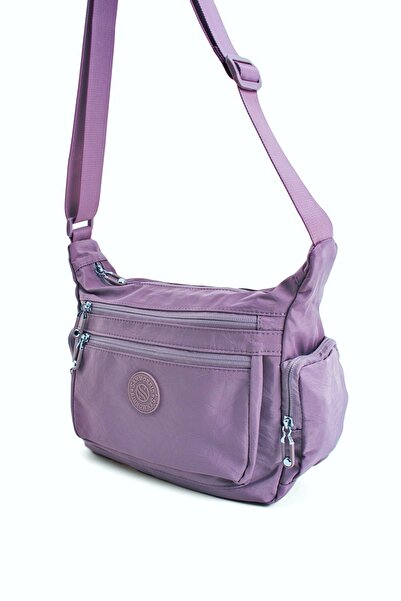 Sanmorris Kadın Suya Dayanıklı Paraşüt Kumaş Çok Gözlü Ayarlanabilir Çapraz A...