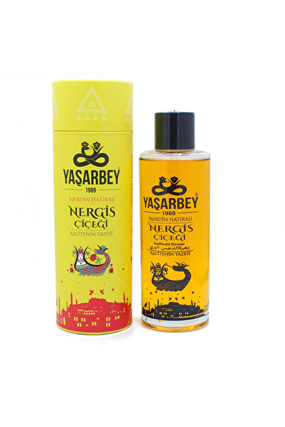 Yaşarbey Mardin Hatırası Nergis Kolonyası 500 ml (ÖZEL CAM ŞİŞE-SİLİNDİR HEDİ...