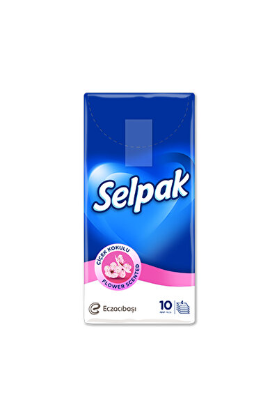 Selpak Pocket Handkerchief 3 Layer Pocket Handkerchief 2X10 Pack Flower