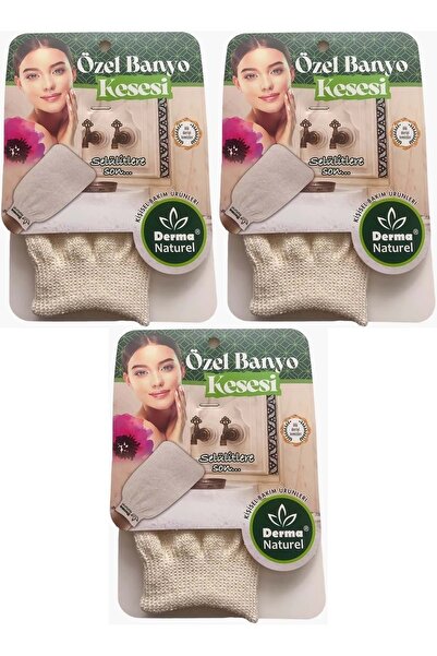Derma Naturel منشفة حمام خاصة MS-07 (مجموعة من 3)