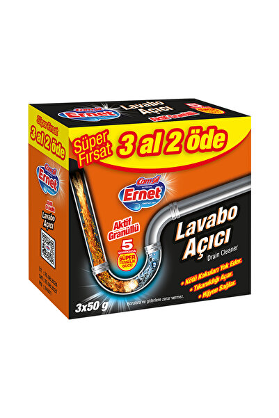 Ernet Lavabo Açıcı 3 Al 2 Öde Kutulu