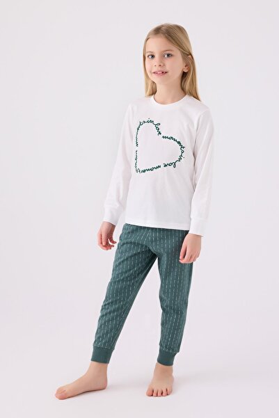 Arnetta 3050 Дівчачий комплект піжами з довгими рукавами Love