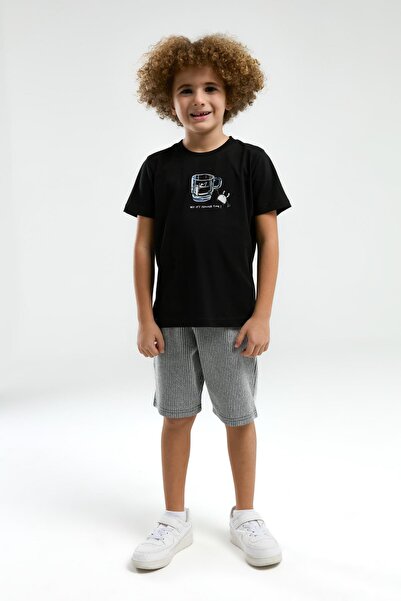 Arnetta 3320 Комплект пижама с къс ръкав и кръгло деколте за момче, сервитьор