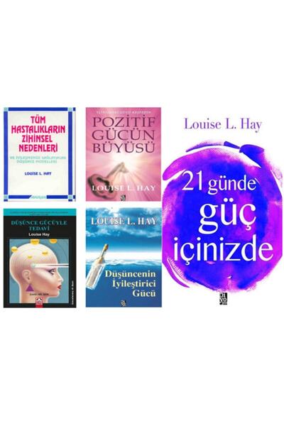 Diyojen Yayıncılık TELEFON TUTUCU HEDİYE Louise L. Hay - 5 Kitap Set Düşünce ...
