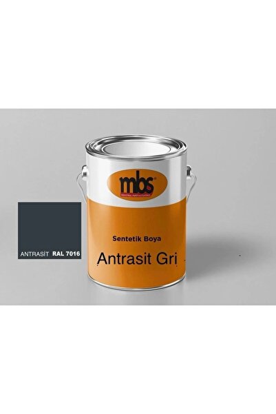 mbs kimya Sentetik Yağlı Boya Antrasit Gri RAL7016 2,5kg