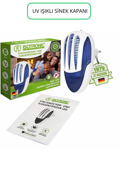 İsotronic UV Işıklı Sinek Kapanı | Elektrikli, Sessiz, Kimyasalsız Sinek ve S...