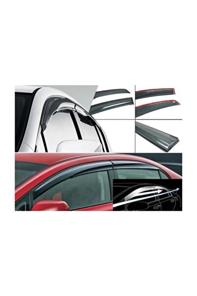 SUNPLEX Citroen C Elysee Mügen Cam Rüzgarlığı 4 Parça 2012 Üzeri