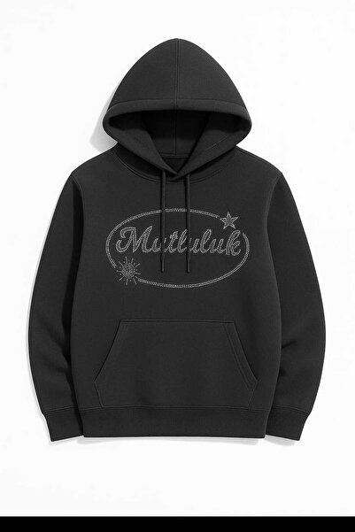 ROKİDS هوديي بقلنسوة كبير الحجم للجنسين من أنثراسايت – سويت شيرت رياضي شتوي م...