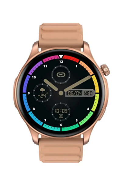 Zeblaze Btalk 3 Pro - Rose Pink Akıllı Saat, Zarif Ve Fonksiyonel, Kadın Sağl...