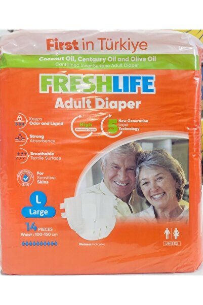 Freshlife 14-Pack Large Incontinence Diapers