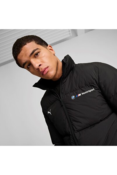 Puma 627497-01 BMW MMS Motorsport Ess+ Ruffer JKT Jacket Erkek Günlük Mont SİYAH