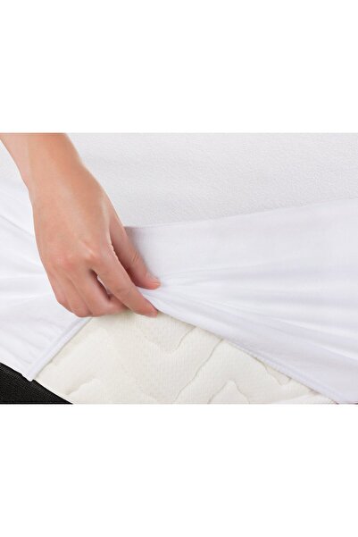 Madame Coco Alaise Flüssigkeitsdichte Spannbettmatratze für Einzelbett, Weiß