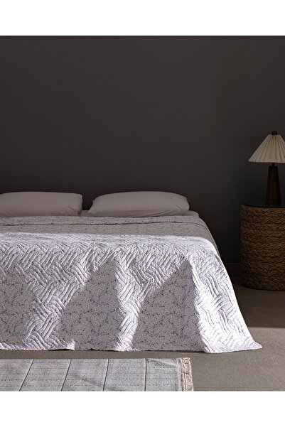 Madame Coco Octave Bedruckte Tagesdecke, Kingsize, Pflaume