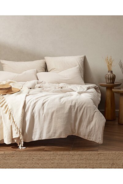 Madame Coco Marla Musselin-Bettbezug-Set, elastisch, Super-Kingsize