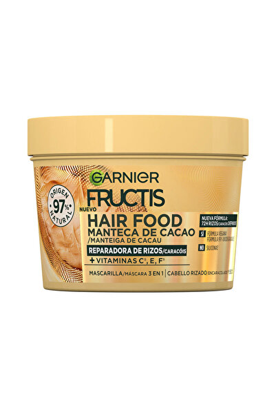 Garnier Fructis Hair Food Kakaobutter Gepflegte Lockenmaske 390 ml