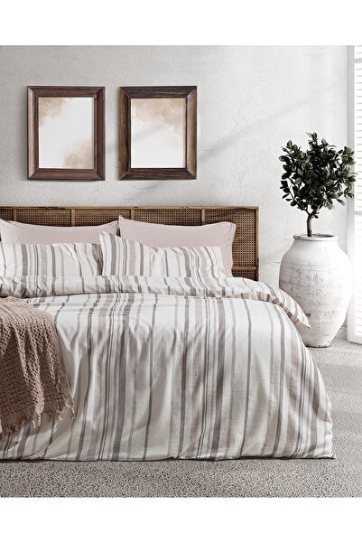 Madame Coco Colmar Dobby-Bettbezug-Set in Doppelbettgröße