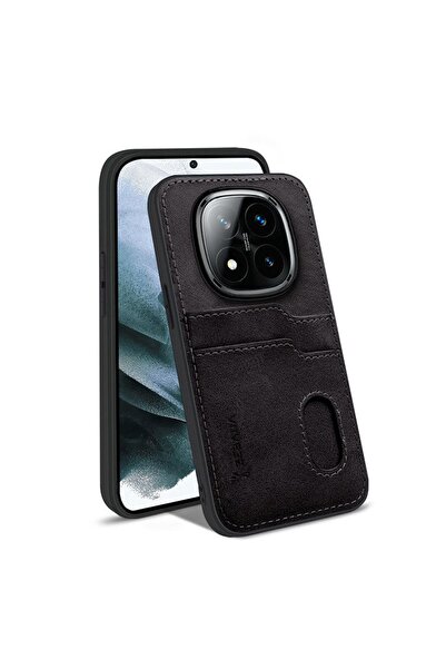 Zebana Xiaomi Redmi Note 14 Pro Plus 5G Uyumlu Kılıf Zebana Kartlıklı Lüx Der...