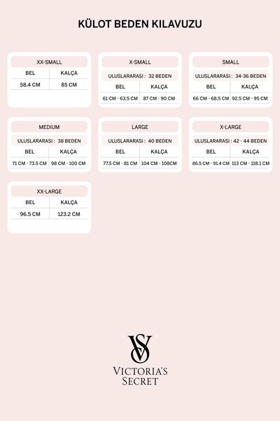 Victoria's Secret Esnek Pamuklu Strappy Tanga Külot