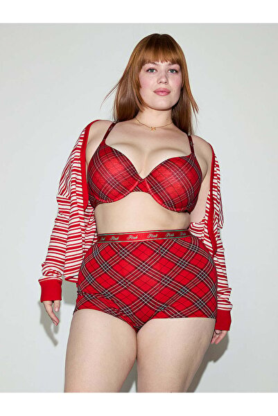 Victoria's Secret Logolu Pamuklu Yüksek Bel Boyshort Külot