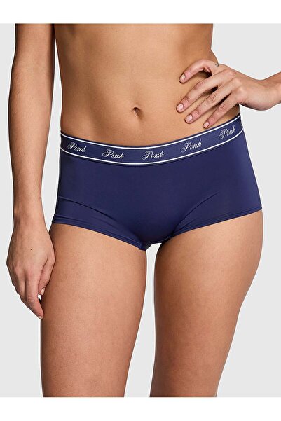 PINK Mikro Logolu Boyshort Külot
