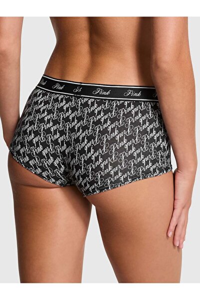 PINK Logolu Pamuklu Boyshort Külot