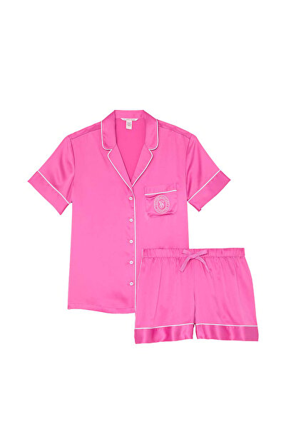 Victoria's Secret Saten Kısa Pijama Takımı