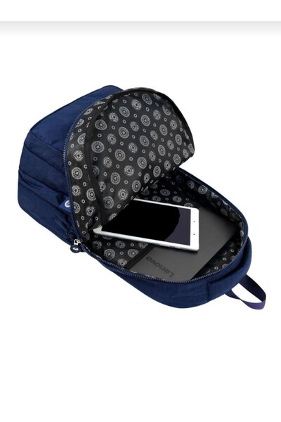 çantamgelsin Luxury Crinkle Fabric Σακίδιο πλάτης Γυμνασίου και Μαθητικού Σχολείου με δώρο μπρελόκ μαϊμού