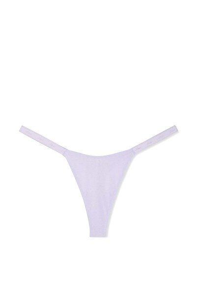 PINK Mikro Logo Detaylı Işıltılı Tanga