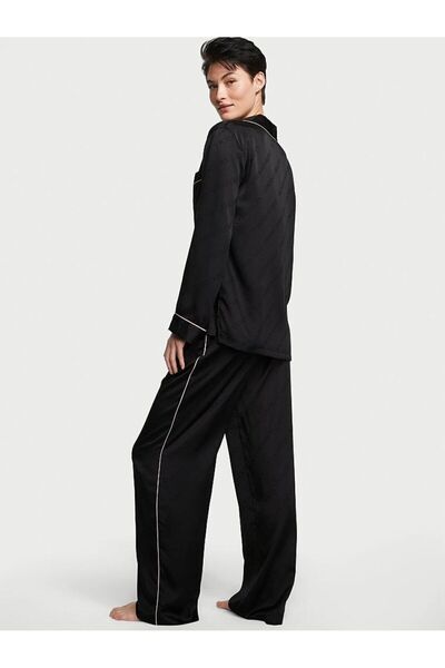 Victoria's Secret Saten Uzun Pijama Takımı