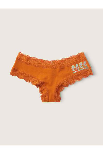 Victoria's Secret Pamuk Dantel Detaylı Cheekster Külot