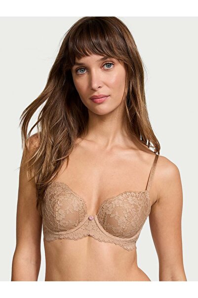 Victoria's Secret Lacy Lightly Padded Classic Push-Up Demi Bra