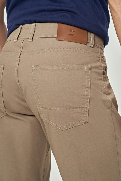 Bisse Camel Pamuk 5 Cepli Spor Erkek Pantolon