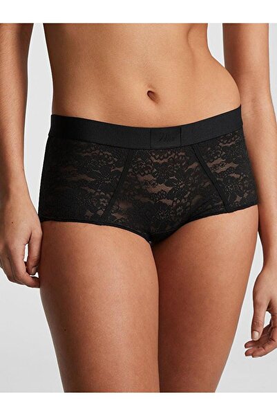 PINK Wink Logolu Boyshort Külot