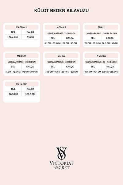 Victoria's Secret Esnek Pamuklu Derin Bacak Kesim Tanga Külot