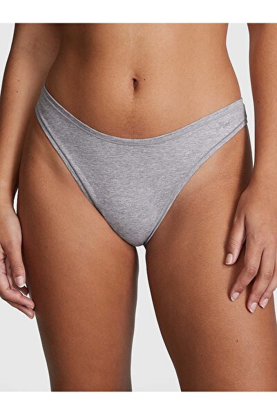 Victoria's Secret Βαμβακερό στρινγκ με βαθύ κόψιμο στα πόδια