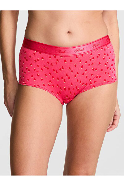 PINK Logolu Pamuklu Boyshort Külot