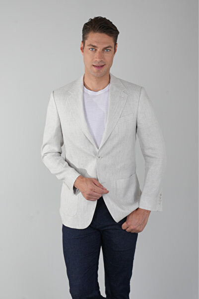 Bisse Regular Fit Torba Pocket Stone Jacket